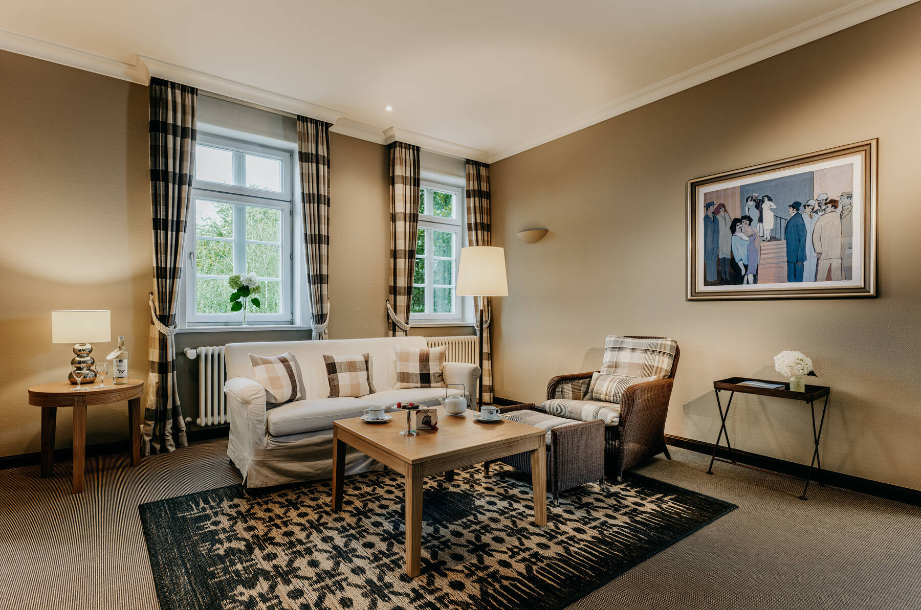 Zimmer 12 Wohnraum
